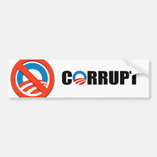 CORRUPT BUMPER STICKER