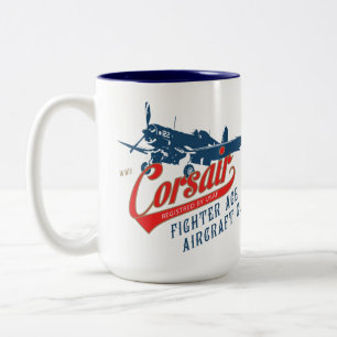CORSAIR FIGHTER PLANE MUG