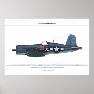 Corsair USA VMF-214 2 Poster