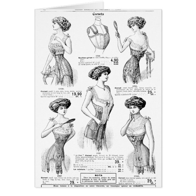 Corset Ad Paris Winter 1909-1910 (Front)