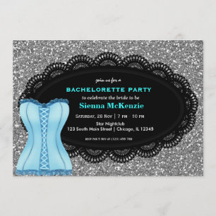 Corset Bachelorette Party Invitation