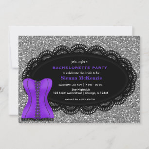 Corset Bachelorette Party Invitation