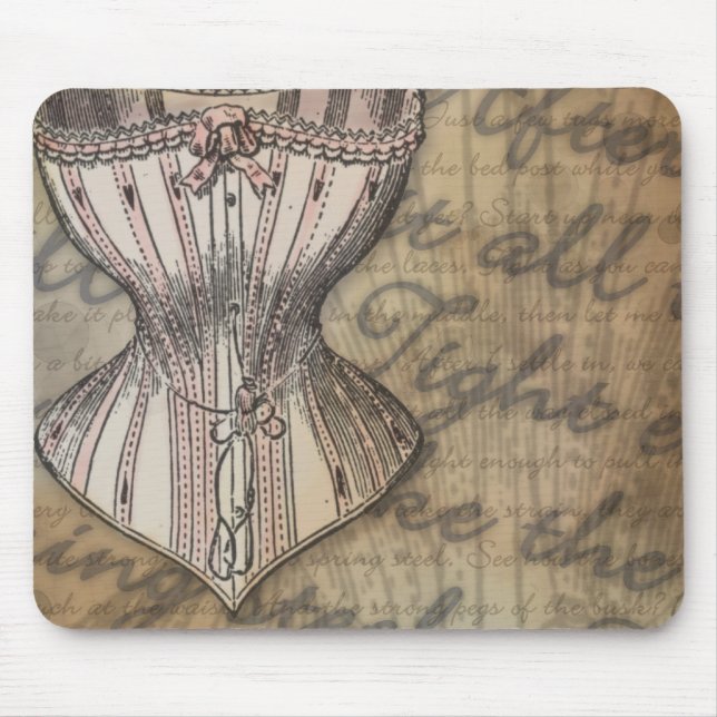 Corset Collage Mouse Mat (Front)