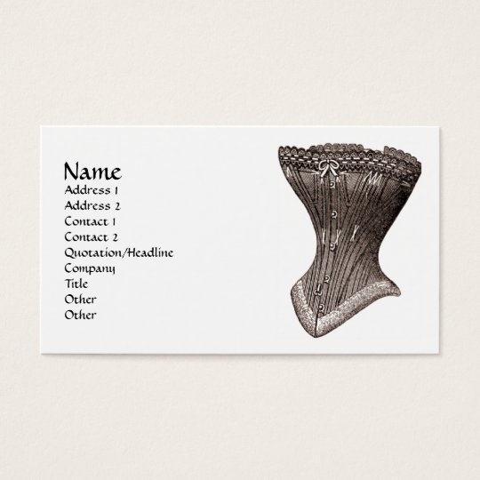 corset Fig 119 (version 2) Business Card