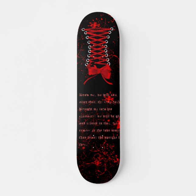 Corset Goth / Punk Skateboard (Front)