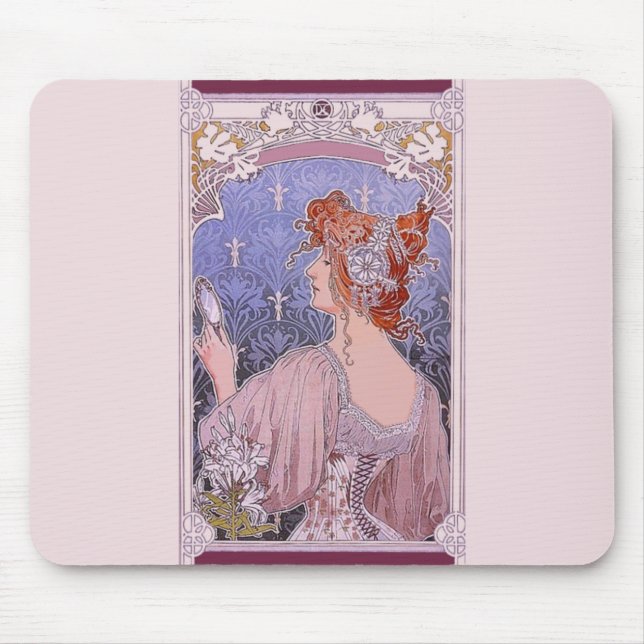 Corseted Woman Mouse Pad (Front)