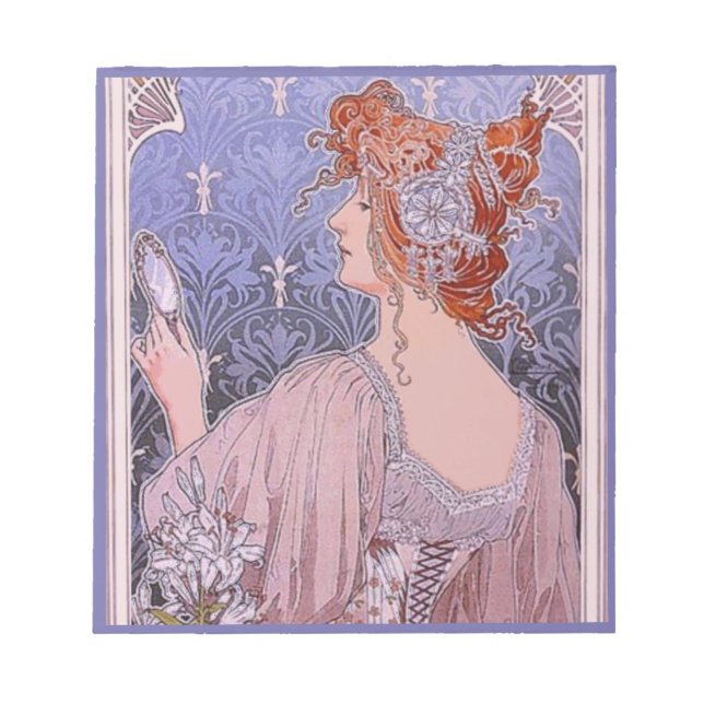 Corseted Woman Notepad (Front)