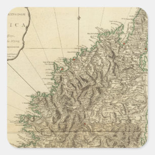 Corsica 2 square sticker