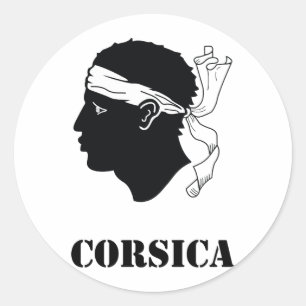 Corsica Classic Round Sticker