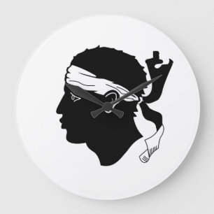 Corsica flag Acrylic Wall Clock