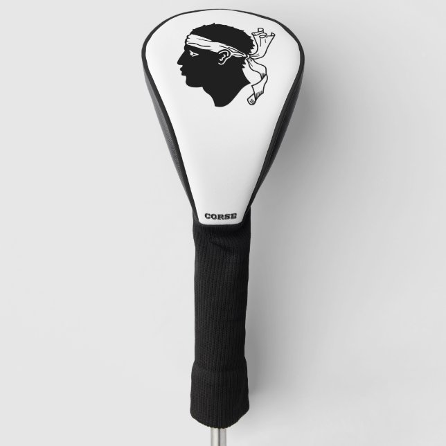 Corsica Flag Golf Head Cover (Front)