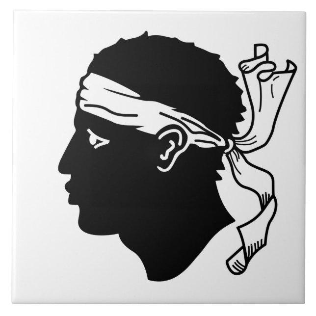 Corsica Flag Tile (Front)