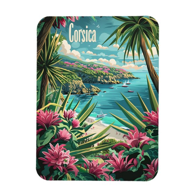 Corsica France Magnet (Vertical)