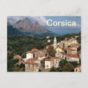 corsica france postcard
