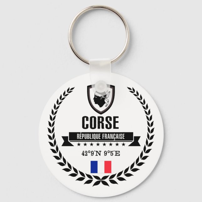 Corsica Key Ring (Front)