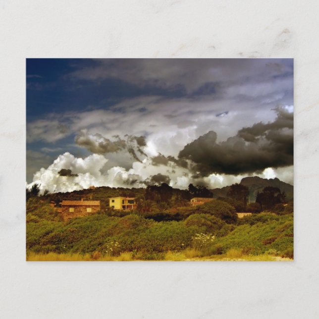 Corsica landscape postcard (Front)