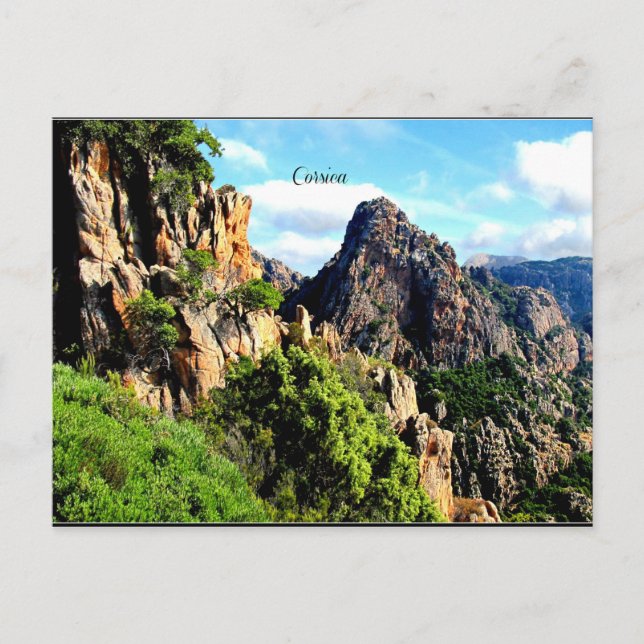 Corsica Landscape Postcard (Front)