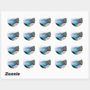 Corsica, Mediterranean Island,  Classic Round Sticker