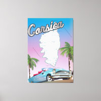 Corsica travel poster