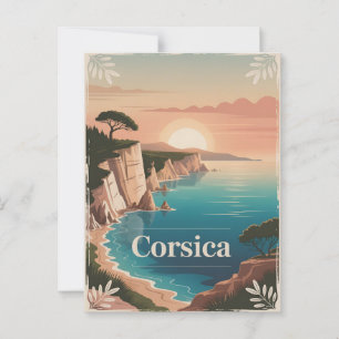 Corsica Vintage Postcard