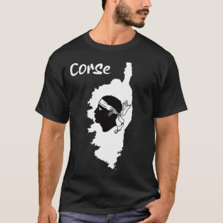 Corsican flag symbol and map T-Shirt