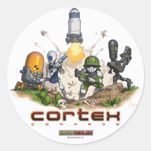 Cortex Command Splash Sticker