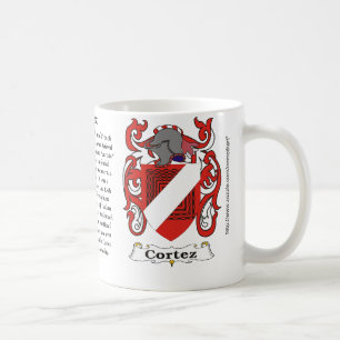 Cortez Family Coat of Arms mug