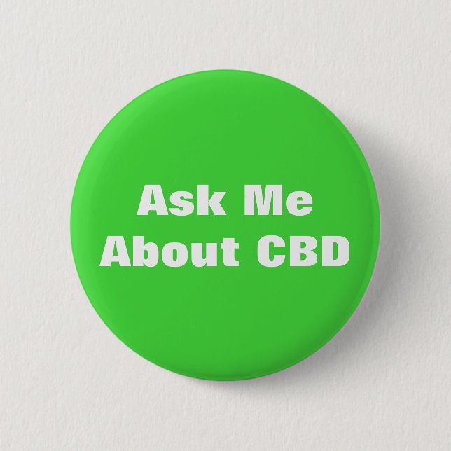 Corticobasal Degeneration CBD Awareness 6 Cm Round Badge (Front)