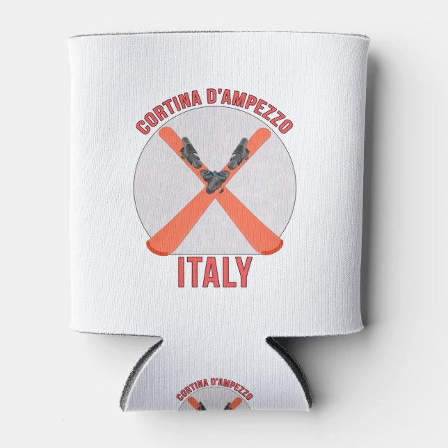 Cortina d’Ampezzo, Italy Can Cooler (Front)