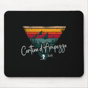 Cortina D’ampezzo Ski Resort Italian Alps Skiing D Mouse Mat