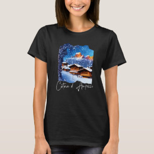 Cortina d'Ampezzo Dolomiti Painting Cortina d'Ampe T-Shirt