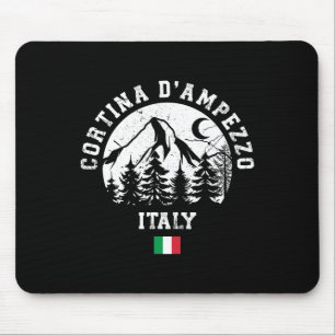 Cortina D'ampezzo Italy Alps Ski Resort Alpine Ski Mouse Mat