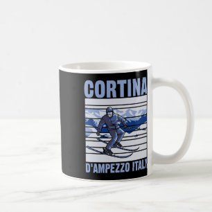Cortina D'ampezzo Italy Ski Coffee Mug