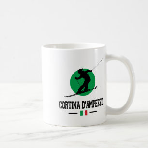 Cortina D'ampezzo Italy Ski Resort Alps Italian Sk Coffee Mug