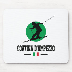 Cortina D'ampezzo Italy Ski Resort Alps Italian Sk Mouse Mat