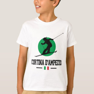 Cortina D'ampezzo Italy Ski Resort Alps Italian Sk T-Shirt