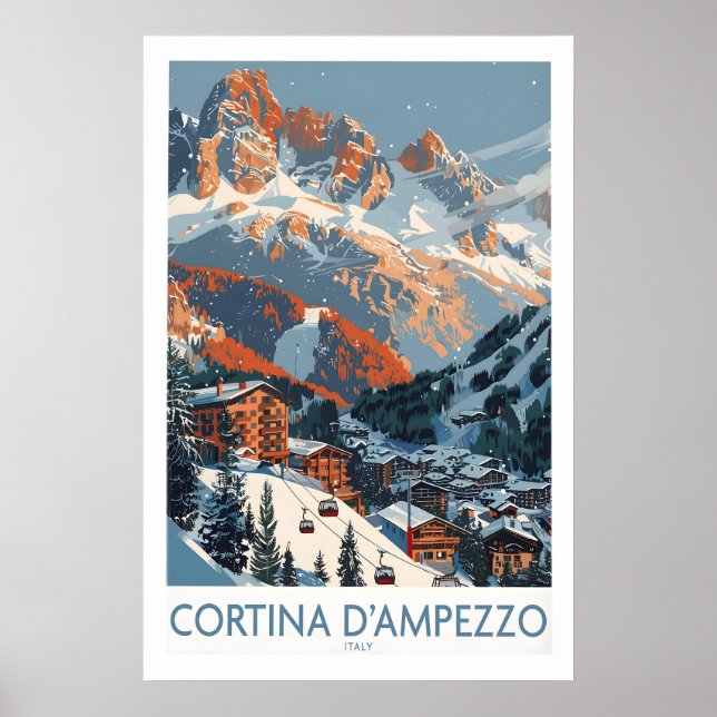 Cortina dampezzo Print Italy 1 (Front)