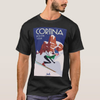Cortina D'Ampezzo Ski Poster