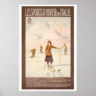Cortina D'Ampezzo Val Gardena Bardonecchia Poster