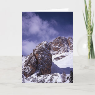 Cortina D'ampezzo Winter Holiday Card