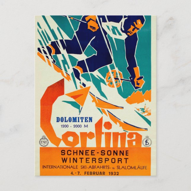 Cortina, Dolomiti Postcard (Front)