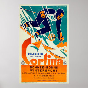 Cortina, Dolomiti Poster