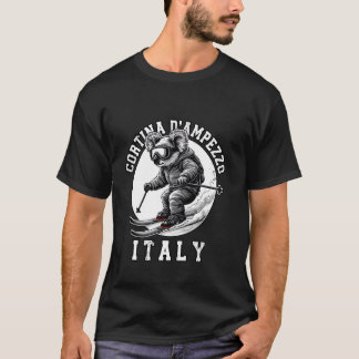 Cortina du2019Ampezzo Ski Resort Italian Alps Skii T-Shirt