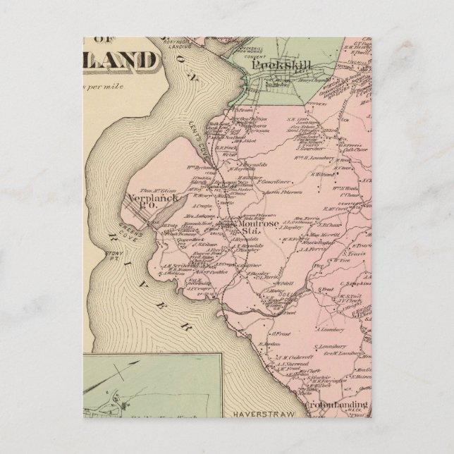 Cortland, Croton Landing, New York Postcard (Front)