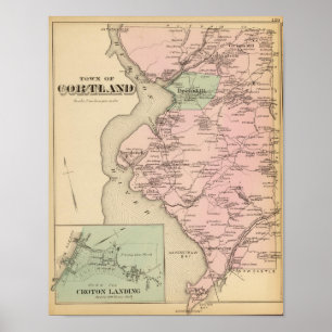 Cortland, Croton Landing, New York Poster