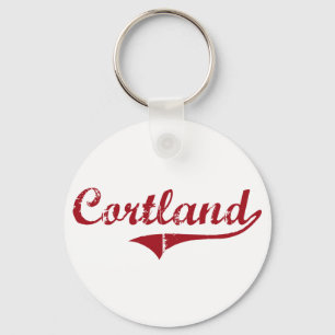 Cortland Ohio Classic Design Key Ring