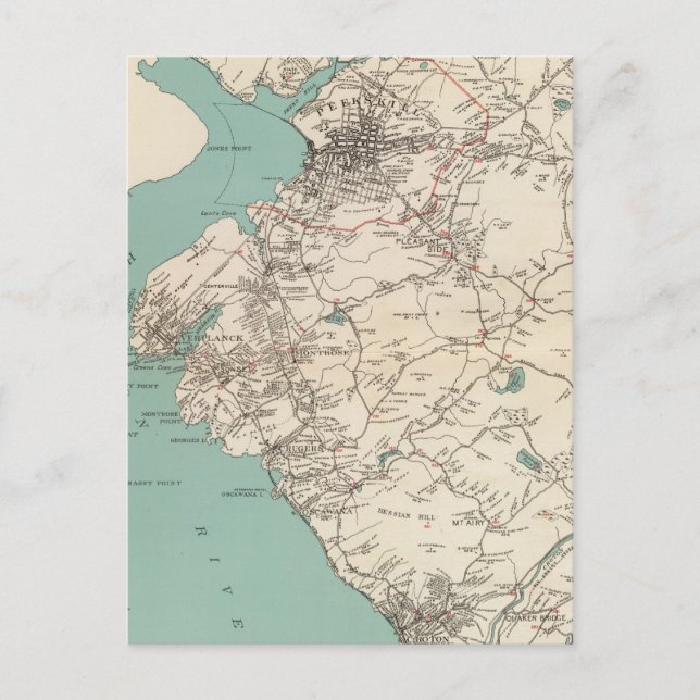 Cortlandt town postcard (Front)