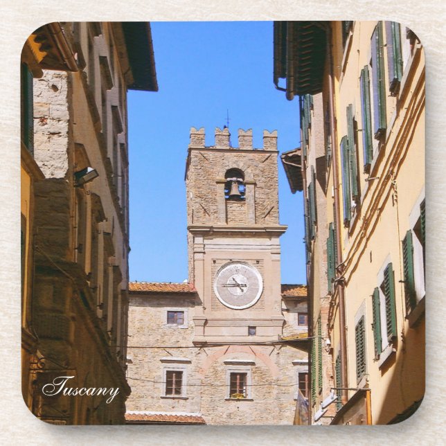 Cortona. Italy. Tuscany Coaster (Front)