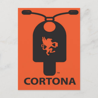 Cortona Scooter Postcard