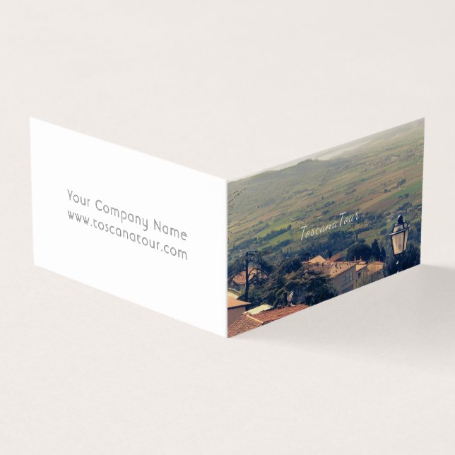 Cortona Tuscany Italy Business Card (Outside)